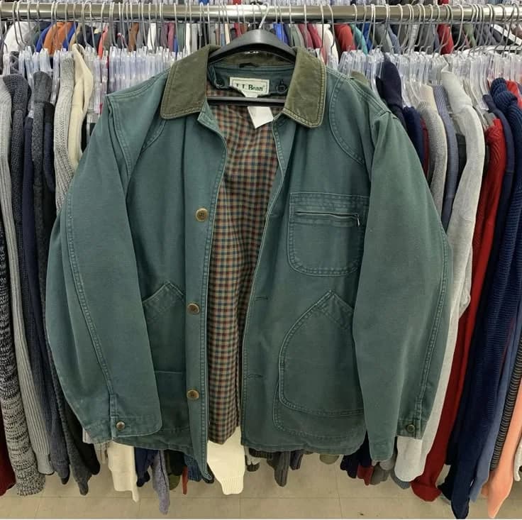 Worn-In Work Jacket in Sage green