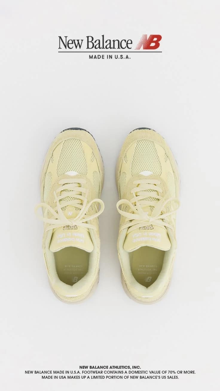 Made in USA 993 in Butter yellow