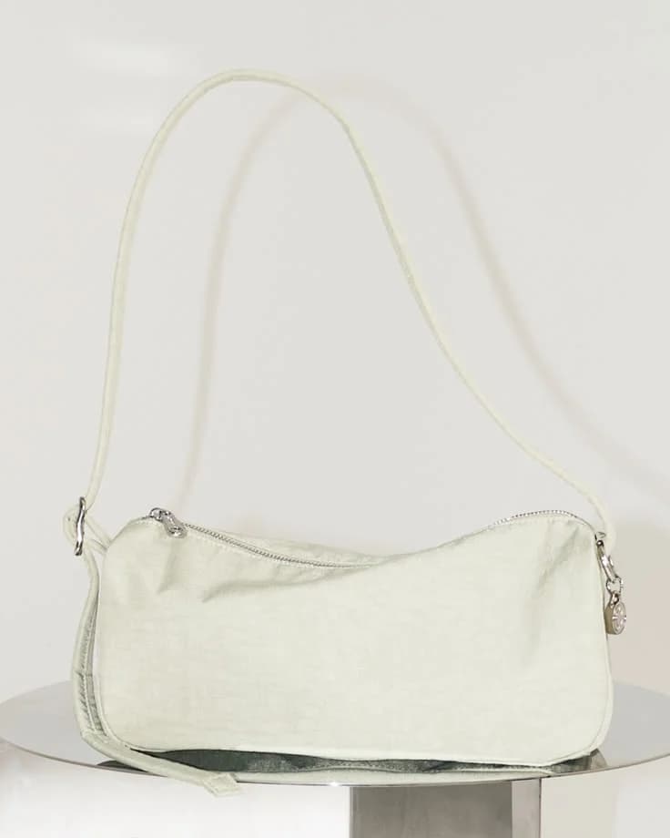 Nylon Loaf Bag in Cream