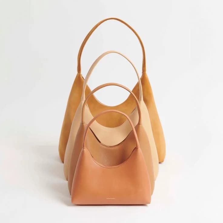Soft Hobo Shoulder Bag in Tan