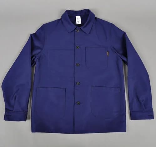 French Work Jacket in Blue