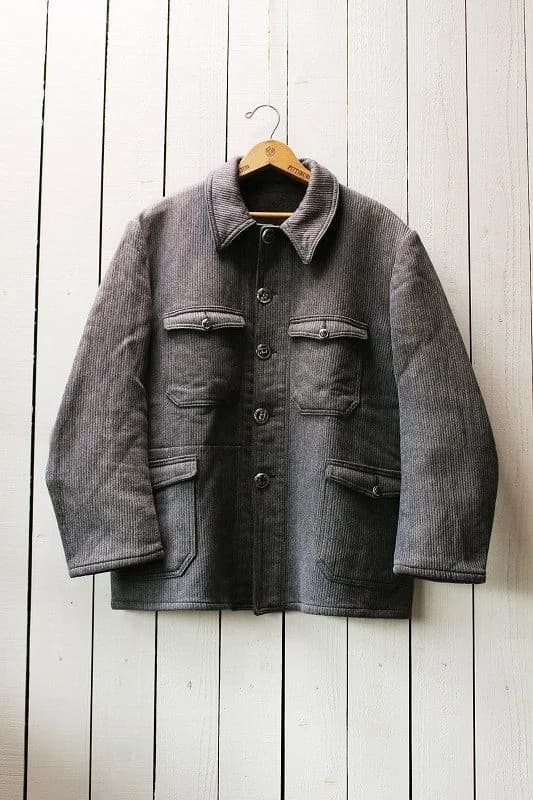 Vintage Hunting Jacket in Charcoal