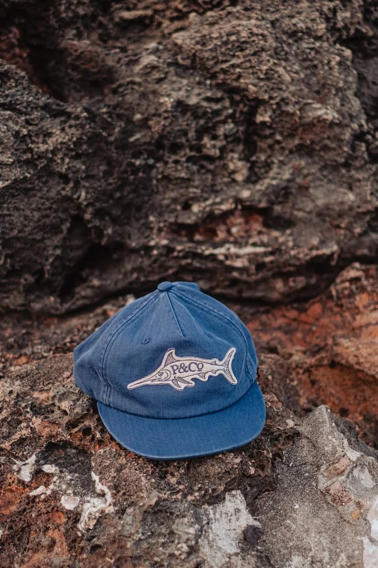 Prize Catch 5 Panel Cap in Navy