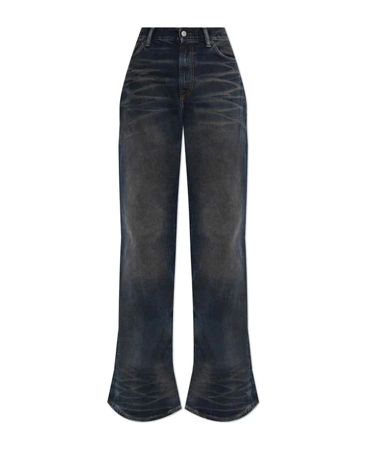 Flared Jeans in Dark blue