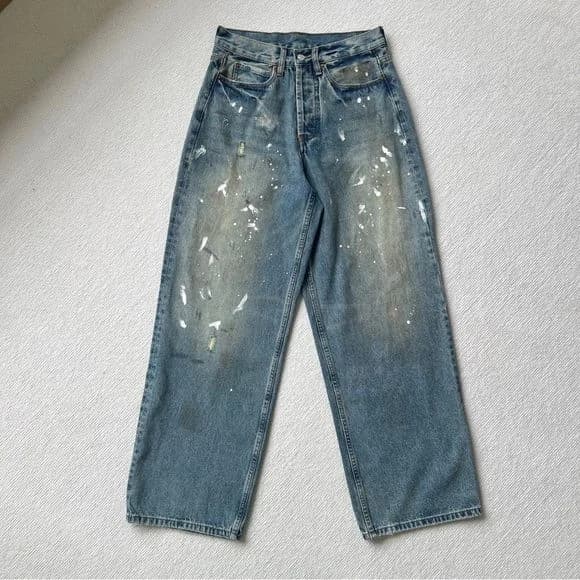 1981F Baggy Jeans in Mid blue